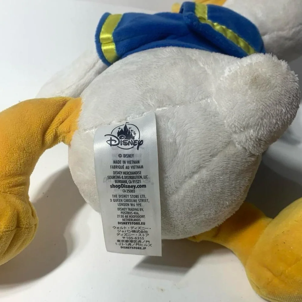Donald Duck Genuine Original Disney Store Plush Large Stuffed Toy Doll